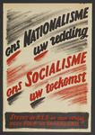 703267 Propaganda-affiche van de N.S.B.